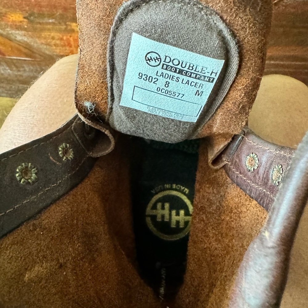 New Double H Ladies Lasers boots.Size 8